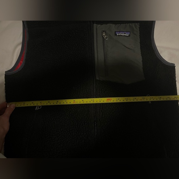 EUC Men's PATAGONIA RETRO-X FLEECE VEST black size Medium M - Picture 6 of 7
